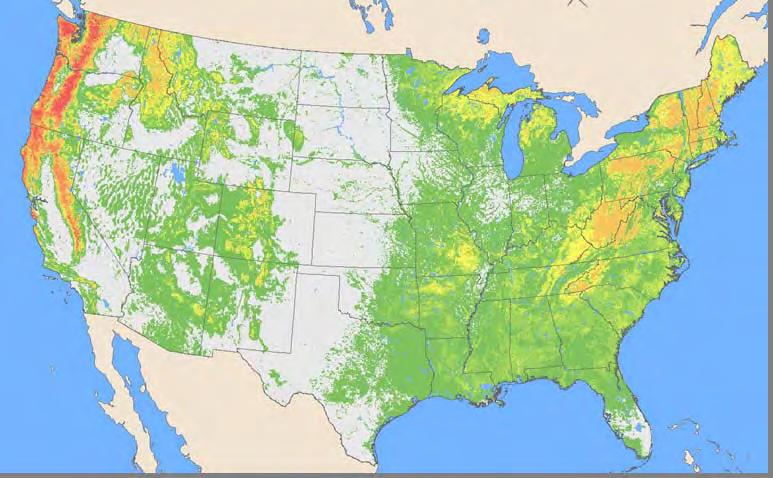 USDA Forest Inventory & Analysis Nationwide Forest