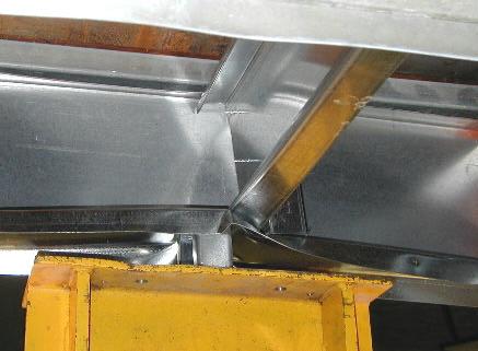 Figure 5.1: Photograph of Failure due to Excessive Deformation The second common mode of failure was of the bearing stiffener.