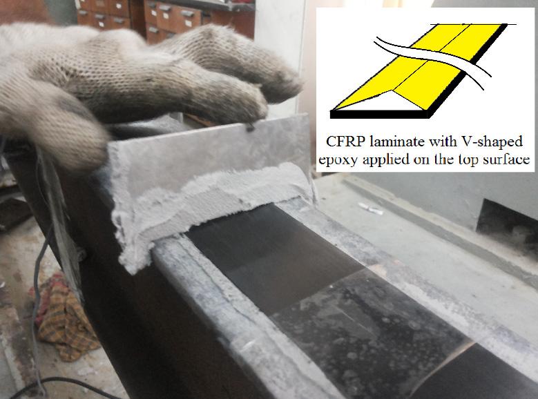 2.6 Prestressing the CFRP Laminate Sophisticated prestressing techniques for CFRP laminate compared to the one adopted in this study are available in the construction market.