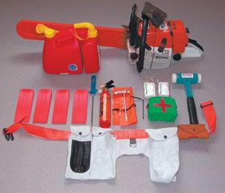 CHAINSAW AND FUEL Fallers must use the recommended tree felling equipment to do the job safely and professionally.