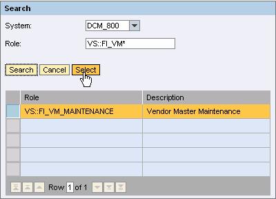 5. Enter VS::FI_VM* in Role 6. Click Search 7. Select the Role (enter Select) 8. Select Risks from Simulation Only to Yes 9.