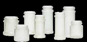 PACKAGING SOLUTIONS Wixon offers several options for stock jars.
