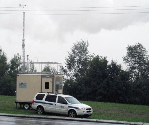 Special Study: Mobile Air Quality Monitoring in Atholville In addition to the fixed network of permanent air quality monitoring stations, DELG operates a mobile air quality monitoring unit that can