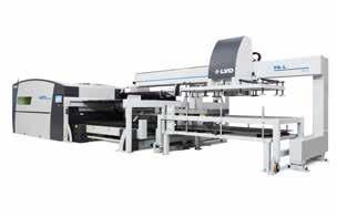 Load/unload cycle completed within 40 seconds Sheet size formats: 1000 x 1000 mm to 3050 x 1525 mm Maximum sheet thickness: 20 mm