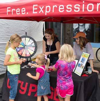 Age 6 PARTNER WITH UPTOWN & MAXIMIZE YOUR ADVERTISING DOLLARS The Uptown Art Fair is promoted aggressively through dedicated marketing vehicles including web, print, TV, radio and social media