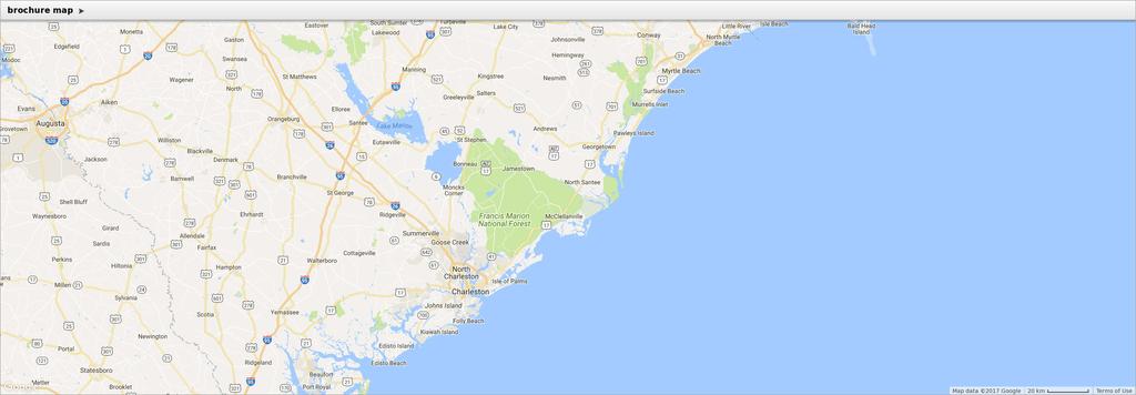 LOCATION Located at the heavily traveled I-95 Hwy 17 intersection in