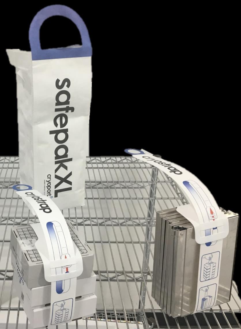New Cryoport Shipping Products SafePak & SafePak XL Used in Cryoport dry shippers Tyvek