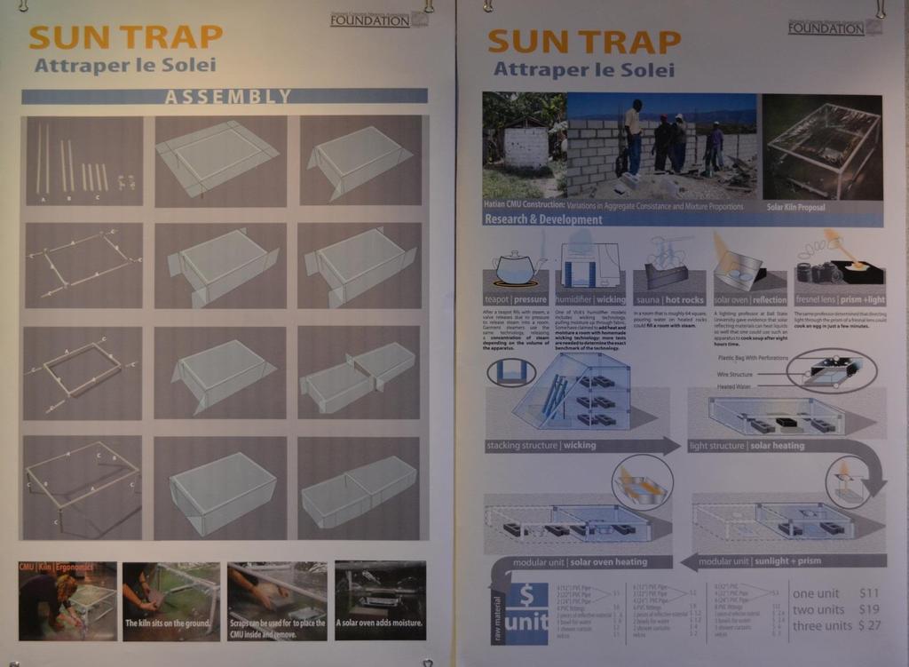Initial investigation of R & D of a solar-heated kiln carried out by a team of architecture
