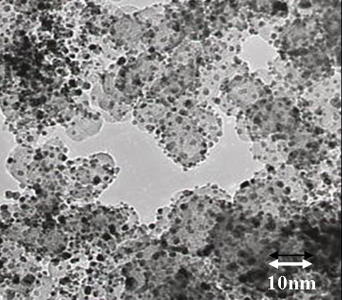 TEM micrograph of Carbon