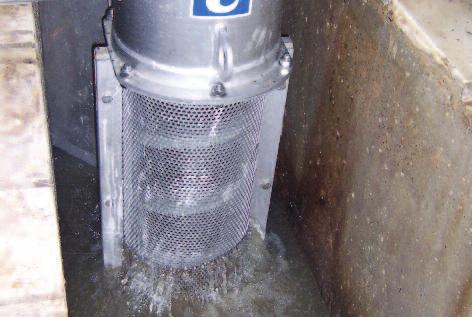 protect downstream pumps against coarse material RoK 2
