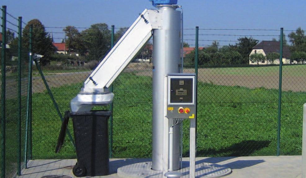 Combined and stormwater treatment Outdoor installation of a ROTAMAT Pumping Stations Screen RoK 4 The compact vertical ROTAMAT Pumping Stations Screen RoK 4 is an automatically cleaned screen that
