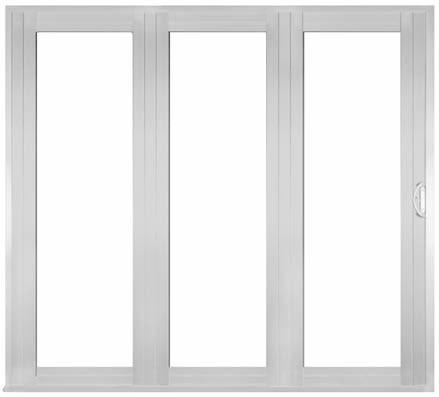 4 panel door system