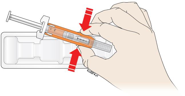 Step 1: Prepare A Remove the prefilled syringe carton from the refrigerator. Put the original carton with any unused prefilled syringes back in the refrigerator.