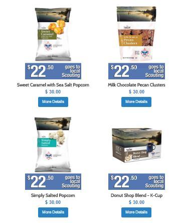 ONLINE Product Page Products and prices can be different than Take Order products Different flavors of popcorn Different quantity of microwave Coffee: ground & K-cups
