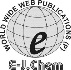 ISSN: 0973-4945; CODEN ECJHAO E- Chemistry http://www.e-journals.net Vol. 4, No.3, pp.