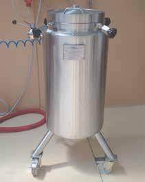 BRIGHT BEER TANKS These tanks generally have a cylindrical shape with dished ends, cooling jackets on