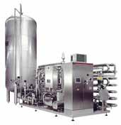 SEMIAUTOMATIC Pasteurizers in which the control of the set PU is automatic. All the other functions are manual.