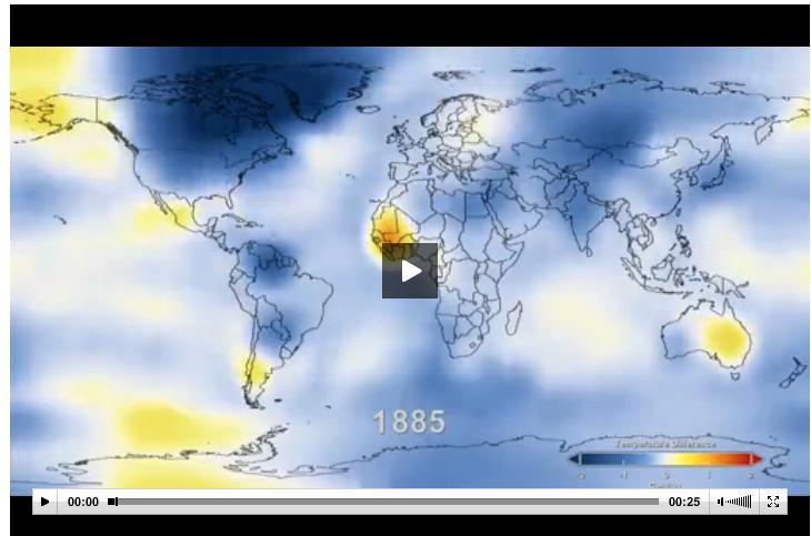 A Century of GLOBAL WARMING in 26 seconds http://www.