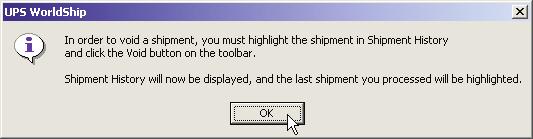 Select another shipment if needed. 4. Select Void/Delete Shipment from the Activities menu or click Void. 5.