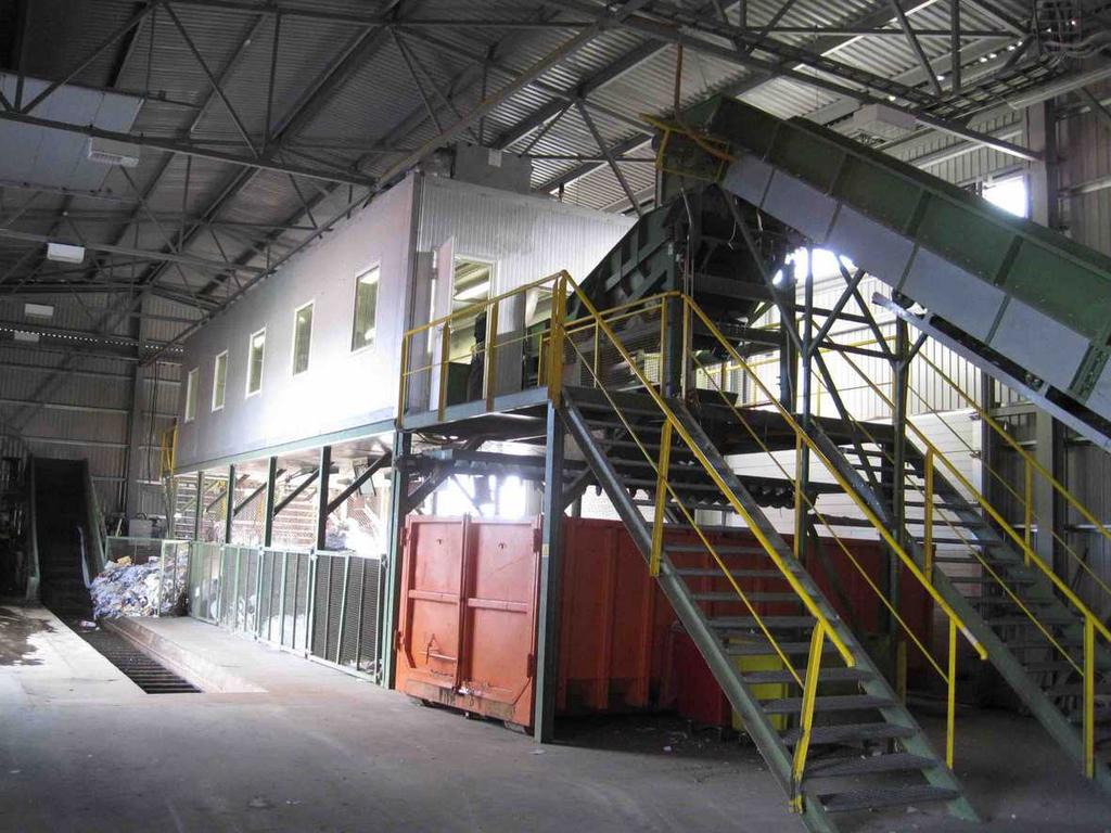 Aftersorting facility for