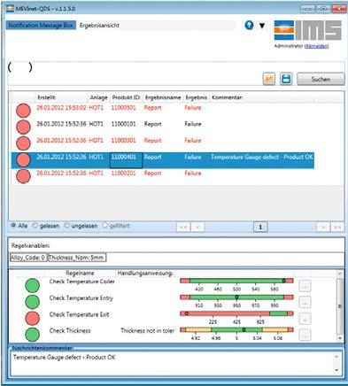 MEVInet-QDS is a rules-based decision-support tool for quality management.