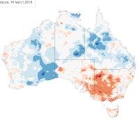 Seasonal conditions The three month rainfall outlook for Australia is for most areas to receive around median rainfall.