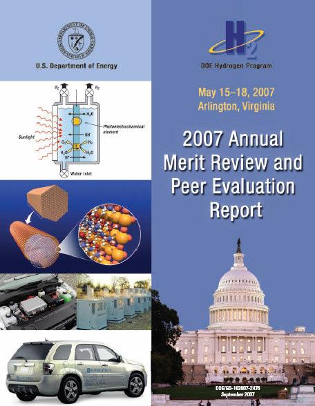 Hydrogen & Fuel Cells Technical Advisory Committee Experts from industry, academia, and other federal agencies provide technical