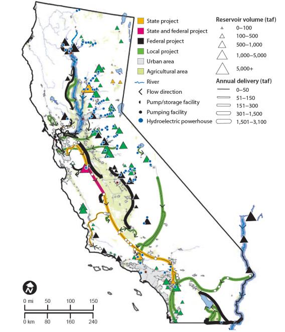 California s Water Conveyance THE DILEMMA and OF Storage WATER MANAGEMENT System