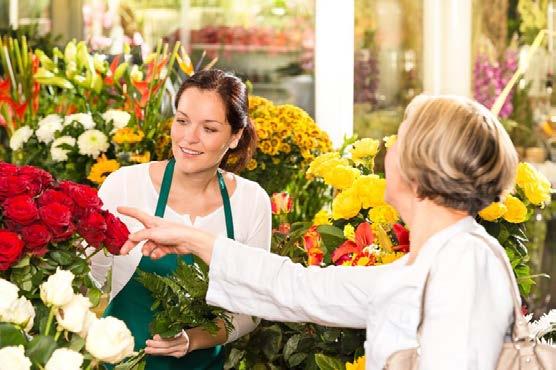 Who buys flowers in the US?