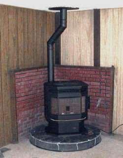 Stove Pipe Single-Wall Construction Once the stove pipe reaches the ceiling, an adapter must be used to convert from