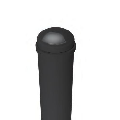 (XL-22-RB) K12 REMOVABLE BOLLARDS Standard Features DOS K12 crash test certified to stop a 15,000 pound vehicle traveling 50 mph with less than one meter penetration