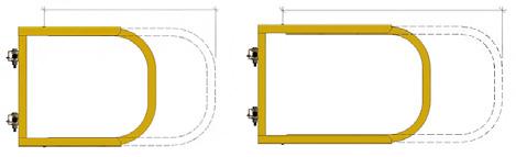 Self-Closing Safety Gate SPECIFICATIONS Two adjustable sizes / Spring loaded hinges Available in 24-36 W