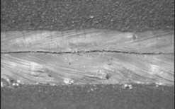 Cracks are fractures that cause an opening or a split in the weld or base metal.