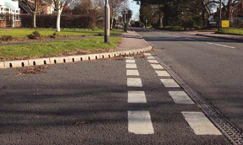 CO KerbDrain units have multiple surface water inlets providing continuous linear drainage of the entire carriageway.