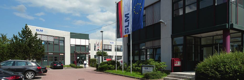 SLM The Industrial Manufacturing Revolution PIONEERS in metal-based 3D printing SLM Solutions, headquartered in Luebeck,