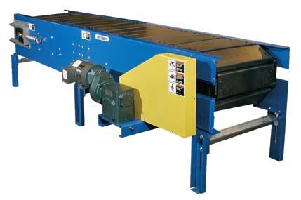 sprocketed rollers for chain driven conveyors.