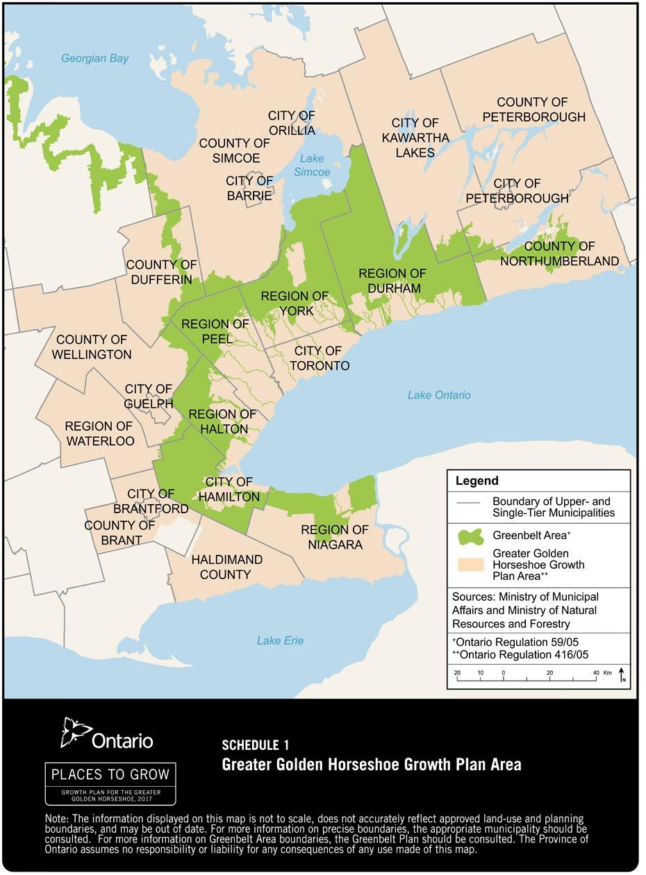 An Agricultural System in Ontario s Greater Golden Horseshoe Area Figure 1.