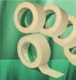 It is a utility purpose paper tape used for short term paint masking, paper aproning and fixing, bundling, holding, sealing and other applications up to a temperature of 80 C for one hour.