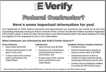 documentation after obtaining a TNC for an employee Follow all the rules and guidelines outlined in the E-Verify Memorandum of Understanding 40 Federal Contractors