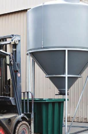 Poly Silo Hopper capacities from 5000 10000L Optional translucent walls for easy product level assessment