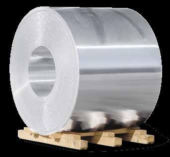 The largest segment of aluminium product The basic manufacturing procedures are hot and cold rolling of aluminium and its alloys, where hot rolled or cast strips serve as input material for cold
