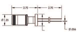 2 to 10 Pairs MS Connectors Single-ended Air side connectors included CONFLAT FLANGE A B C C # PAIRS TYPE FIG A B C PART # 2 E 1 2.80 2.70 1.33 A0192-3-CF 2 J 1 2.80 2.70 1.33 A0192-2-CF 2 K 1 2.80 2.70 1.33 A0192-1-CF 2 E 1 2.