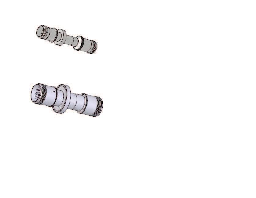 2 to 10 Pairs MS Connectors Double-ended WELDABLE 2.36 3.85 3.55.31 1.125 1.