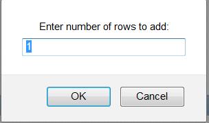 When Distributing by more than one Chartfield String, Click to add the desired number of rows. Enter the desired number of rows.
