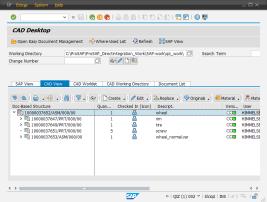 Architecture CAD-Desktop and SAP Engineering Control Center (SAP ECTR) Plugins