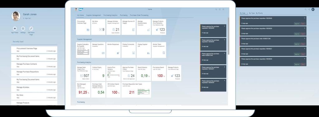 SAP Fiori: The User Experience Of The Award-Winning User Interface Me Area Viewport