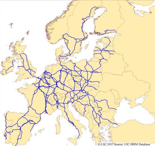 Interoperability across Europe Supported by the EU s executive body - the European Commission Establishment of nine initial rail corridors traversing Europe Corridors governed by a pan- European