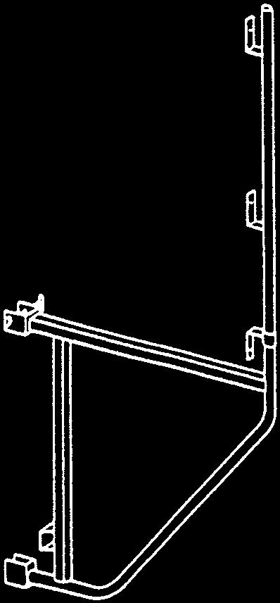 Walkway Bracket The all-steel one-piece Walkway Bracket assembly allows safe worker access. The bracket pins onto Rapid Clamp forms with attached hardware.