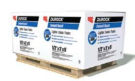 P T Durock Cement Board Next Gen USG Recycled Content 15% Post-consumer 86.