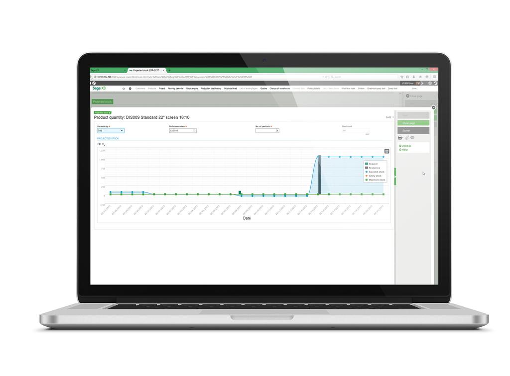 6 Flexible and easily scalable to support your entire business Sage X3 offers powerful functionality that can be configured to meet your unique way of doing